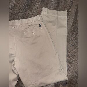 Men’s 34x34 Polo Ralph Lauren khaki 100% cotton pants